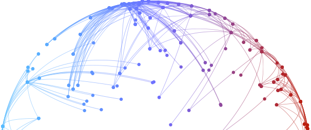 Abstract illustration of connected security technology